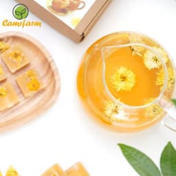 Thumbnail Trà hoa cúc đường phèn mật ong Camifarm dưỡng nhan, thanh lọc, chống lão hóa, tốt cho sức khỏe 4
