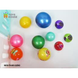 Thumbnail Bóng nảy cao su bơm hơi xuất Nhật 0619-TH-001-DZ6G Toyshouse - Màu ngẫu nhiên 3