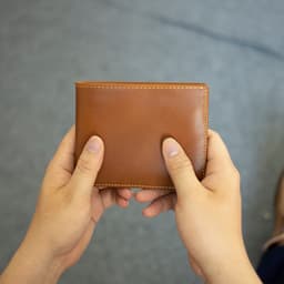 Thumbnail Ví nam da bò Nappa V104 cao cấp Bụi Leather da thật màu nâu bò full hộp làm quà tặng bảo hành 24 tháng 3