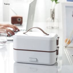 Thumbnail Hộp Cơm Cắm Điện 2 Tầng Levika đa năng văn phòng giữ nhiệt hâm nóng nấu cơm thức ăn hầm cháo nhiều ngăn HC06 1