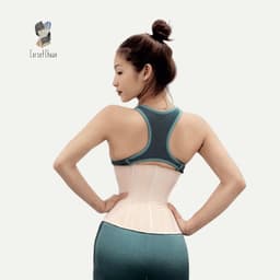 Thumbnail Đai nịt bụng giảm mỡ định hình eo thon Latex Corset Chuẩn Châu Âu lưới màu da phiên bản không viền chữ 1