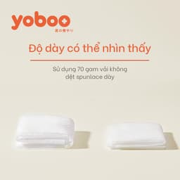 Thumbnail Khăn giấy ướt Yoboo YB-0078 dịu nhẹ không chất bảo quản gói 10 tờ - Hàng chính hãng 3