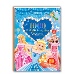 Thumbnail Sách - 1000 hình dán trang phục công chúa - Công chúa vui vẻ 1
