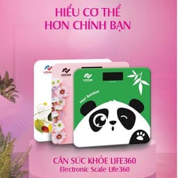 Thumbnail Cân Sức Khỏe Điện Tử LIFE360, Cân Điện Tử Thông Minh, Mặt Kính Cường Lực,Tải Trọng Tới 180kg 2