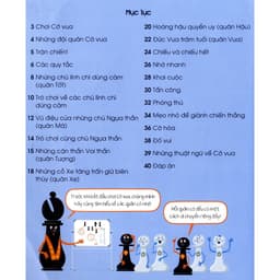 Thumbnail Sách dạy học CHƠI CỜ VUA CÙNG BÉ - TRÒ CHƠI PHÁT TRIỂN TOÀN DIỆN, Quyển 1, giúp phát triển tư duy (tặng 1 bookmark). 3