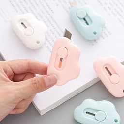 Thumbnail Dao rọc giấy JUJIAJIA mini màu macaron dễ thương tiện lợi dành cho học sinh 3