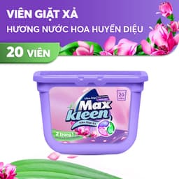 Thumbnail Hộp Viên Giặt Xả MaxKleen Hương Nước Hoa Huyền Diệu 300g (20 Viên) 3