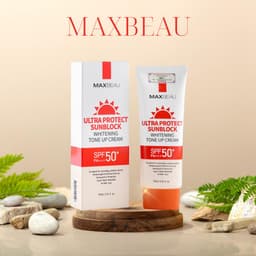 Thumbnail Kem Chống Nắng Kháng Nước, Nâng Tone, Trắng Da Maxbeau Ultra Protect Sunblock TAC 70ml 4