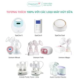 Thumbnail Dây Hút Sữa Unimom Thương Hiệu Maymom, Không Chứa BPA, An Toàn 100%, Vệ Sinh Dễ Dàng 3
