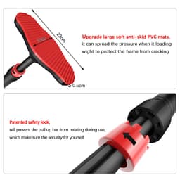 Thumbnail OneTwoFit thanh xà đơn gắn cửa Treo Tường Thanh ngang có thể điều chỉnh Gắn tường 67-100cm 3
