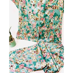 Thumbnail Bộ Ngủ Pijama Lụa Cao Cấp JAPAN SILK Họa Tiết Hoa Xinh Duyên Dáng CD047 2