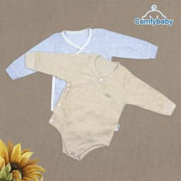 Thumbnail Set bodysuit dài tay 2 món 100% Cotton cho bé ComfyBaby size từ 0-12 tháng hàng chính hãng 4