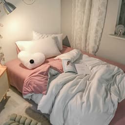 Thumbnail Bộ chăn ga gối Cotton Tici Đũi Nhập Khẩu dày dặn Bo Décor 1