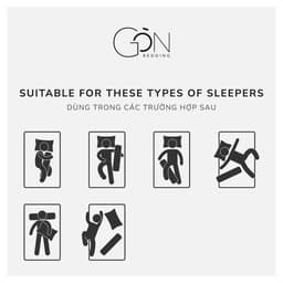 Thumbnail Ruột Gối Ôm Gòn Bedding Gòn Lông Vũ / Gòn Bi 35x100 cm - 1 Cái 2