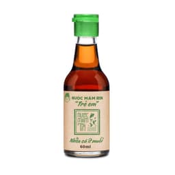 Thumbnail Nước mắm tĩn trẻ em cho bé ăn dặm độ đạm 42N 60ML/chai nhiều cá ít muối kích thích vị giác 2
