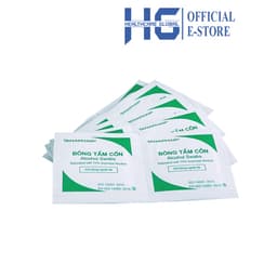 Thumbnail Hộp 100 Miếng Bông Tẩm Cồn  Dùng Cho Máy Đo Đường Huyết Microlife Diarite , Arkray Glucocard S - Sát Trùng Điểm Lấy Máu 1