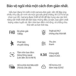 Thumbnail Camera WI-FI EZVIZ C3TN 2MP, Ngoài Trời, Không/Có Màu Ban Đêm, IP68 2