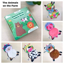 Thumbnail Sách vải the Animals on the farm Lalala baby đa tương tác lật mở sột soạt thu vị 3