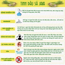 Thumbnail Tinh dầu Sả Java nguyên chất TAMAS chai 100ml. Khử mùi, đuổi muỗi và côn trùng hiệu quả. 4