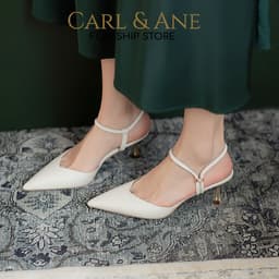 Thumbnail Carl & Ane - Giày cao gót quai mảnh mũi nhọn phong cách Hàn Quốc màu nude - CL019 4