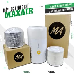 Thumbnail Combo Máy lọc không khí MaxAir và 1 lõi lọc không khí Hepa + 1 lõi lọc than hoạt tính Carbon 1