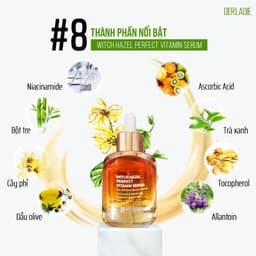 Thumbnail Serum Hỗ Trợ Ngăn Mụn, Giảm Thâm, Làm Đầy Sẹo Rỗ Derladie Witch Hazel Perfect Vitamin 35ml 3
