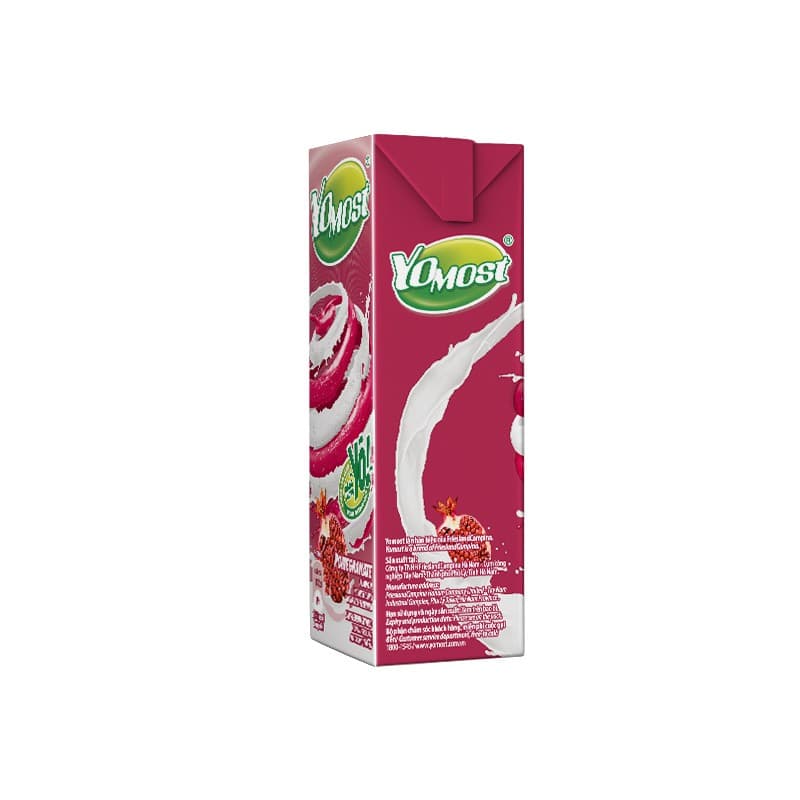 Ảnh Lốc sữa chua lên men tự nhiên Yomost hương lựu 4x170ml 4
