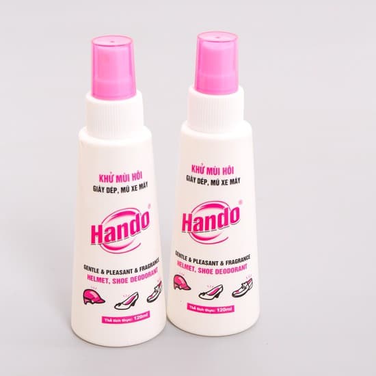 Ảnh Chai xịt khử mùi giày dép, mũ bảo hiểm HANDO...120ml 4