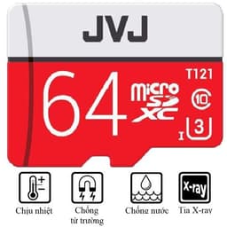 Thumbnail Thẻ nhớ 64Gb JVJ Pro U3 Class 10 - chuyên dụng cho CAMERA, Điện thoại, Máy ảnh,... tốc độ cao 95Mb-140Mb/s 3