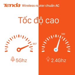 Thumbnail Bộ Phát Wifi Tenda AC10 Băng Tần Kép Chuẩn AC 1200Mbps - Hàng Chính Hãng 2