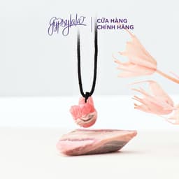 Thumbnail Dây Chuyền Hồ Ly Đá Đào Hoa Thiên Nhiên Tình Duyên May Mắn HLDHMCC1 Gypsy.lala 1