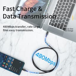 Thumbnail Cáp sạc nhanh Essager Type C 60W/100W cho Samsung S22 S21 Ultra Xiaomi Mi 12 4
