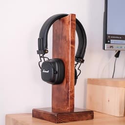 Thumbnail Giá treo tai nghe FEGO gỗ thông tự nhiên 1