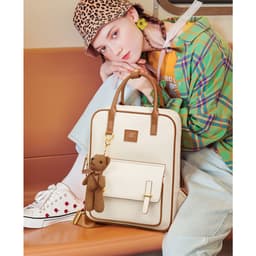 Thumbnail Ba lô nữ đẹp Just Star thời trang size to dễ thương charm gấu ViAnh.vn Store 172855 3