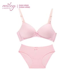 Thumbnail Bộ Đồ Lót Cotton Không Gọng Mút Mềm Nâng Ngực MiLey Lingerie BRW0X015-BCS0X04 2