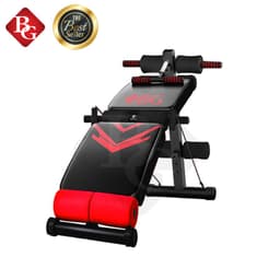 Thumbnail BG Ghế tập cơ bụng muse màu có chốt gập mẫu SIT UP BOARD 118 Đỏ 2
