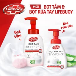 Thumbnail [Date 7/2025] Bọt rửa tay dưỡng ẩm Lifebuoy hương Lô Hội 250ml 2