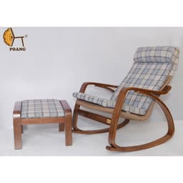 Thumbnail Bộ ghế Poang cao cấp khung gỗ plywood óc chó 2