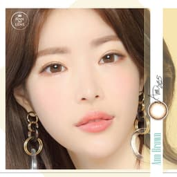 Thumbnail Lens 1 Ngày ANN365 Màu Nâu Đậm Ann Brown Giãn Tròng Cho Mắt Cận Loạn 1