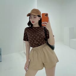 Thumbnail Quần short nữ silive quần đùi nữ cạp chun phong cách trẻ trung 1