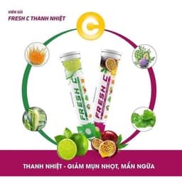 Thumbnail Viên sủi Multivitamin FYSOLINE Freshlife bổ sung vitamin C, tăng cường sức đề kháng bảo vệ sức khỏe lọ 20 viên 3
