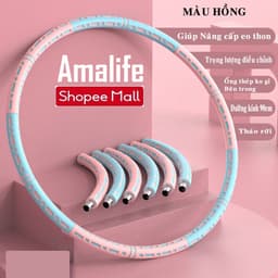 Thumbnail Vòng Lắc Eo Giảm Mỡ Bụng Lõi Thép Không Gỉ - Có Thể Điều Chỉnh Cân Nặng Dụng Cụ Tập Bụng Thon Giảm Mỡ Bụng Hãng Amalife 3