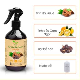 Thumbnail Combo nước lau bề mặt đa năng hữu cơ chiết xuất bồ hòn và tinh dầu thiên nhiên 500ml+ 10 khăn lau đa năng 2 mặt 4