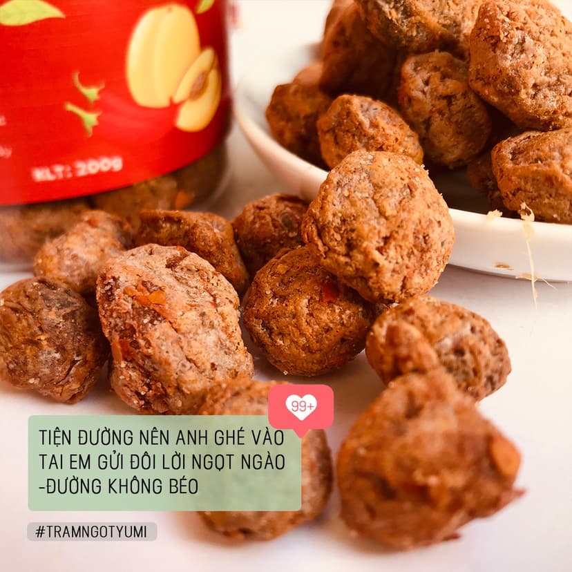 Ảnh Ô mai mơ cay Trạm ngọt Yumi xí muội hoa quả khô ăn vặt trái cây thơm ngon 4