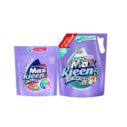 Thumbnail Combo Túi Nước Giặt Xả Thiên Nhiên 3.6kg + Túi Viên Giặt Xả MaxKleen hương ngày thư thái (34 viên/túi) 1