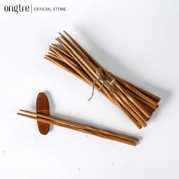 Thumbnail Bộ 10 đôi đũa tre ONGTRE, an toàn vệ sinh, sử dụng cho gia đình, nhà hàng, khách sạn - ongtre (Vietnam) 2