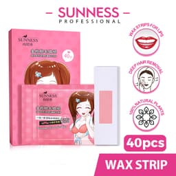 Thumbnail Set 40 miếng sáp dán tẩy lông SUNNESS hai mặt tự nhiên cỡ lớn 3.5x1.5 135g 1