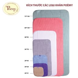 Thumbnail Khăn tắm Poêmy mầu xanh Olive KT36x78cm-73x136cm 3