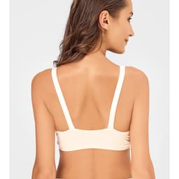 Thumbnail Áo lót mẹ bầu cho con bú cài nút ( cúc áo ) trước, không gọng Wacoal IMMS339 - MMS339 smart size 2
