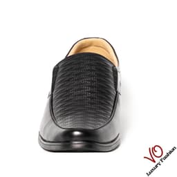 Thumbnail Giày tây da bò thật màu đen thanh lịch VO Shoes_9931 3